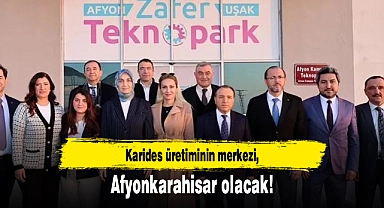 Karides üretiminin merkezi Afyonkarahisar olacak!