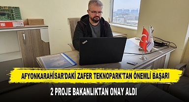Afyonkarahisar'daki Zafer Teknopark'tan Önemli Başarı