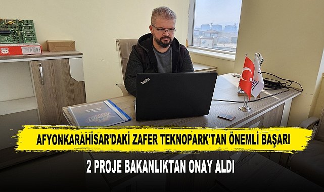 Afyonkarahisar'daki Zafer Teknopark'tan Önemli Başarı