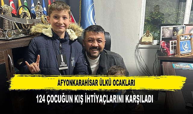 Afyonkarahisar Ülkü Ocakları 124 Çocuğun Kış İhtiyaçlarını Karşıladı