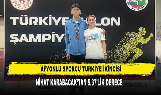 Afyonlu Sporcu Türkiye İkincisi