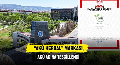 “AKÜ Herbal” Markası, AKÜ Adına Tescillendi