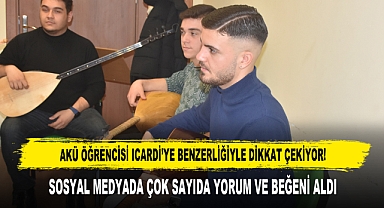 AKÜ Öğrencisi Icardi'ye Benzerliğiyle Dikkat Çekiyor!