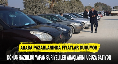 ARABA PAZARLARINDA FİYATLAR DÜŞÜYOR