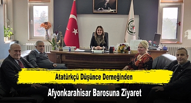 Atatürkçü Düşünce Derneğinden, Afyonkarahisar Barosuna Ziyaret