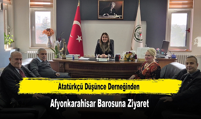 Atatürkçü Düşünce Derneğinden, Afyonkarahisar Barosuna Ziyaret