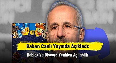 Bakan Canlı Yayında Açıkladı: Roblox Ve Discord Yeniden Açılabilir