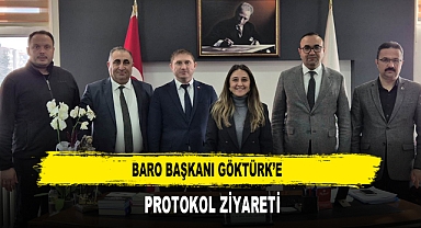 Baro Başkanı Göktürk’e Protokol Ziyareti