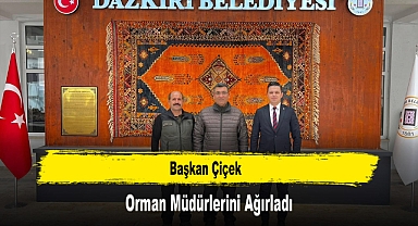 Başkan Çiçek, Orman Müdürlerini Ağırladı