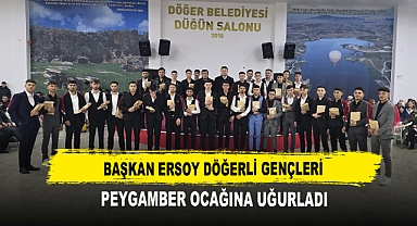 Başkan Ersoy Döğerli Gençleri Peygamber Ocağına Uğurladı