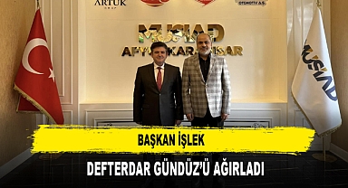 Başkan İşlek Defterdar Gündüz’ü Ağırladı