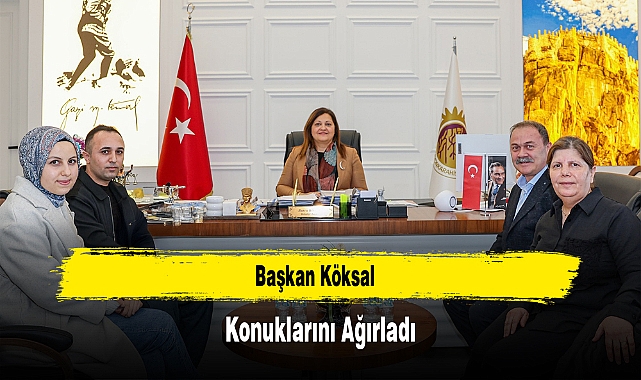 Başkan Köksal, Konuklarını Ağırladı