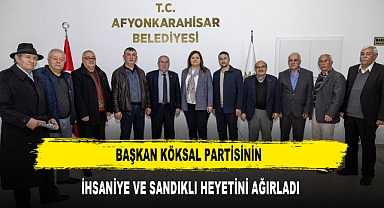 Başkan Köksal Partisinin İhsaniye ve Sandıklı Heyetini Ağırladı