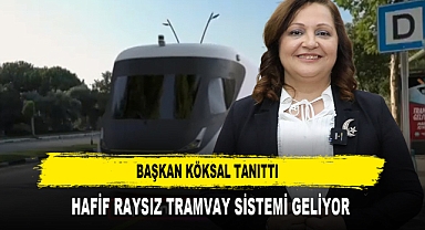 Başkan Köksal Tanıttı Hafif Raysız Tramvay Sistemi Geliyor