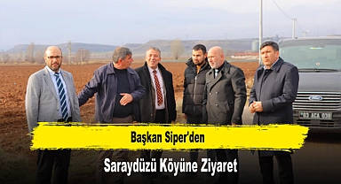 Başkan Siper'den, Saraydüzü Köyüne Ziyaret