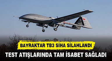 BAYRAKTAR TB3 SİHA SİLAHLANDI