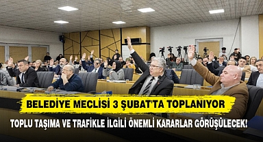 Belediye Meclisi 3 Şubat'ta Toplanıyor