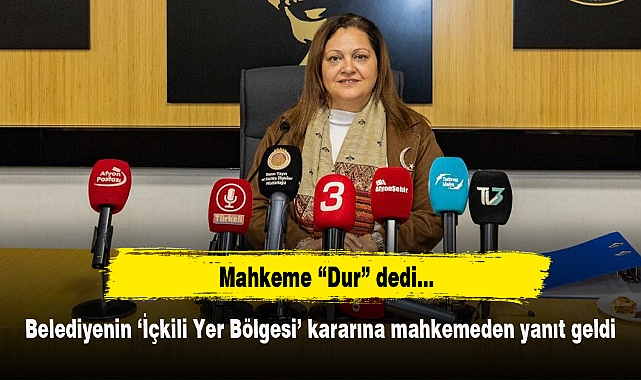 Belediyenin 'İçkili Yer Bölgesi' kararına mahkemeden yanıt geldi