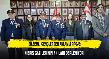 BİLSEM’li Gençlerden Anlamlı Proje: Kıbrıs Gazilerinin Anıları Derleniyor