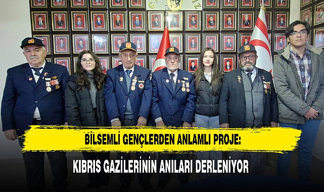BİLSEM’li Gençlerden Anlamlı Proje: Kıbrıs Gazilerinin Anıları Derleniyor