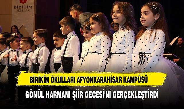 Birikim Okulları Afyonkarahisar Kampüsü Gönül Harmanı Şiir Gecesi'ni Gerçekleştirdi