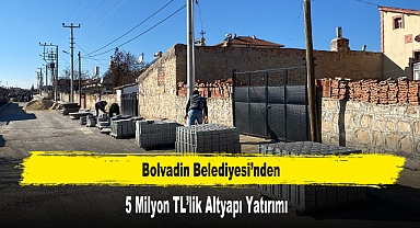 Bolvadin Belediyesi’nden 5 Milyon TL’lik Altyapı Yatırımı