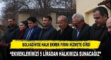 Bolvadin'de Halk Ekmek Fırını Hizmete Girdi