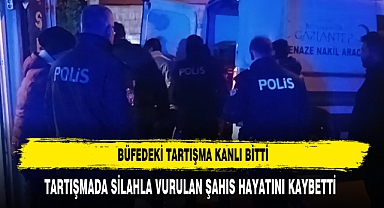 BÜFEDEKİ TARTIŞMA KANLI BİTTİ: 1 ÖLÜ