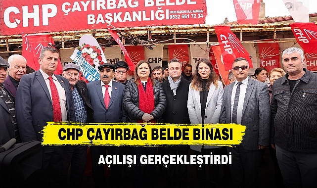 CHP Çayırbağ Belde Binası Açılışı Gerçekleştirdi