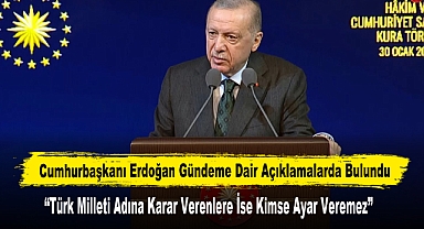 Cumhurbaşkanı Erdoğan Gündeme Dair Açıklamalarda Bulundu