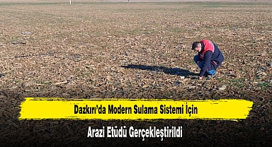 Dazkırı’da Modern Sulama Sistemi İçin Arazi Etüdü Gerçekleştirildi