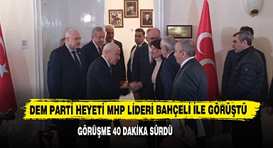 DEM Parti Heyeti MHP Lideri Bahçeli İle Görüştü