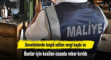 Denetimlerde tespit edilen vergi kaybı ve bunlar için kesilen cezada rekor kırıldı