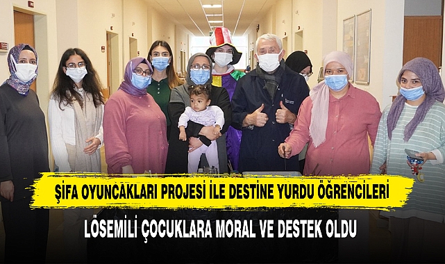 Destine Yurdu Öğrencileri Lösemili Çocuklara Moral ve Destek Oldu