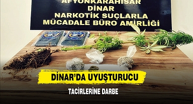 Dinar’da Uyuşturucu Tacirlerine Darbe