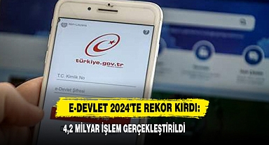 e-Devlet 2024'te Rekor Kırdı: 4,2 Milyar İşlem Gerçekleştirildi