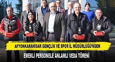 Emekli Personele Anlamlı Veda Töreni