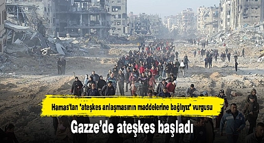 Gazze’de ateşkes başladı