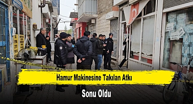 Hamur Makinesine Takılan Atkı Sonu Oldu
