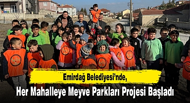 Her Mahalleye Meyve Parkları Projesi Başladı