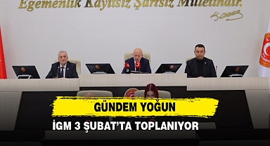 İGM 3 Şubat’ta Toplanıyor