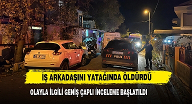 İş Arkadaşını Yatağında Öldürdü