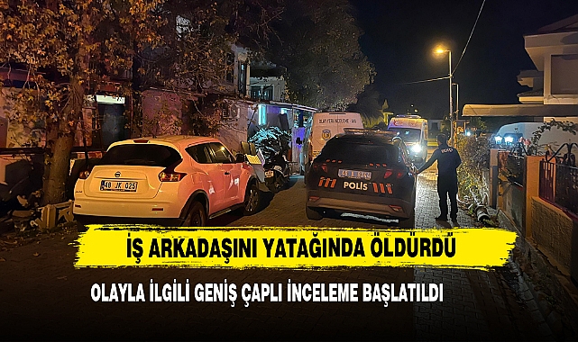 İş Arkadaşını Yatağında Öldürdü