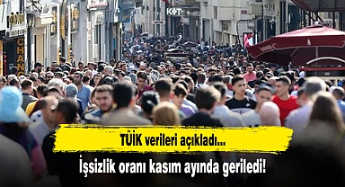 İşsizlik oranı kasım ayında geriledi!