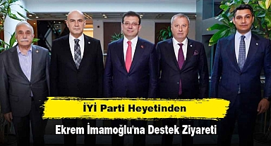 İYİ Parti Heyetinden Ekrem İmamoğlu'na Destek Ziyareti
