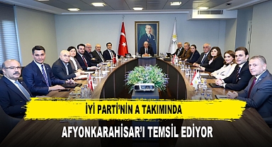 İYİ Parti’nin A Takımında Afyonkarahisar’ı Temsil Ediyor