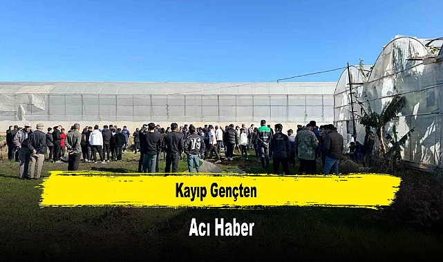 Kayıp Gençten Acı Haber