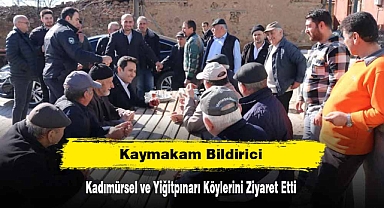 Kaymakam Bildirici, Kadımürsel ve Yiğitpınarı Köylerini Ziyaret Etti
