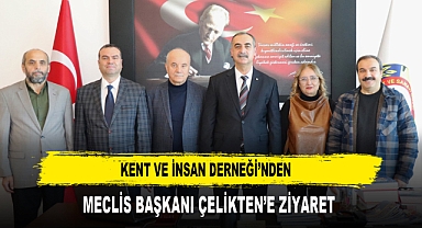 Kent ve İnsan Derneği'nden Meclis Başkanı Çelikten'e Ziyaret