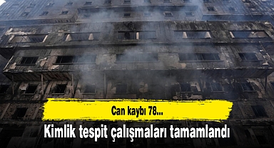 Kimlik tespit çalışmaları tamamlandı: Can kaybı 78